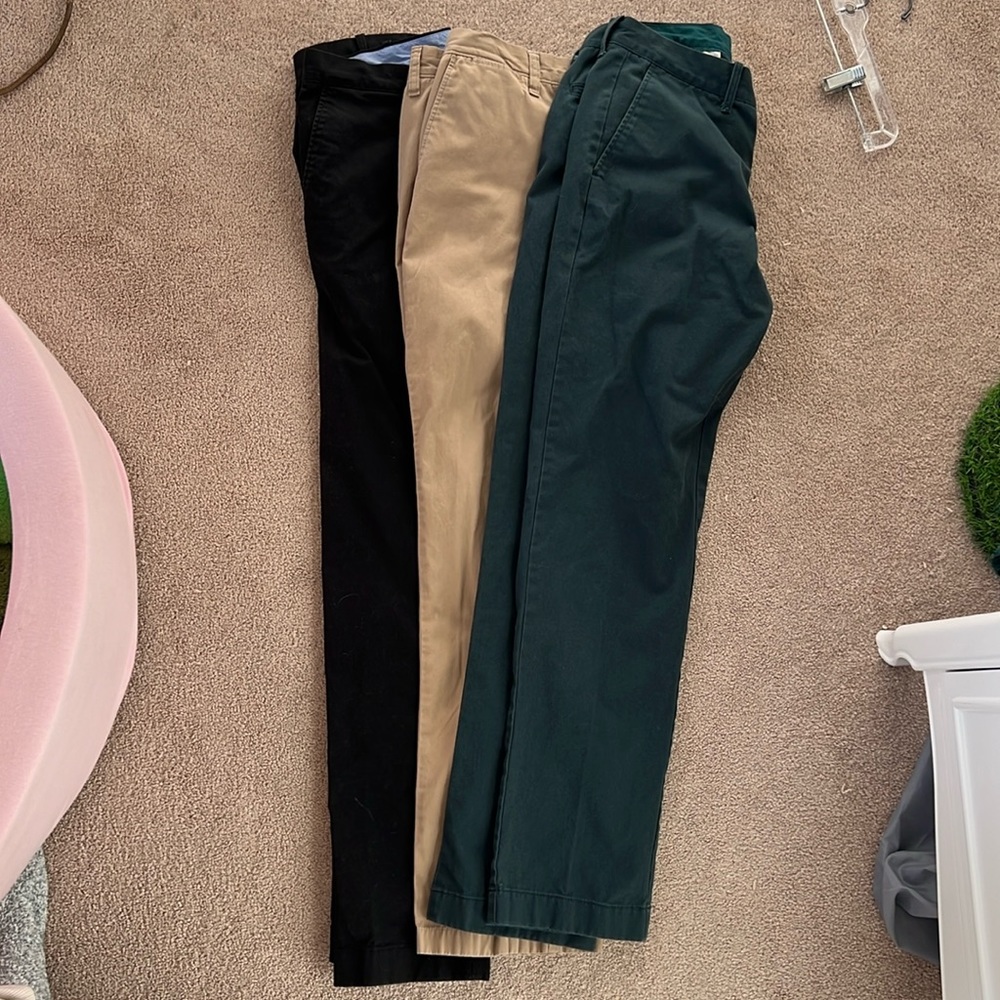 J crew men’s pants lot of 3 31x32